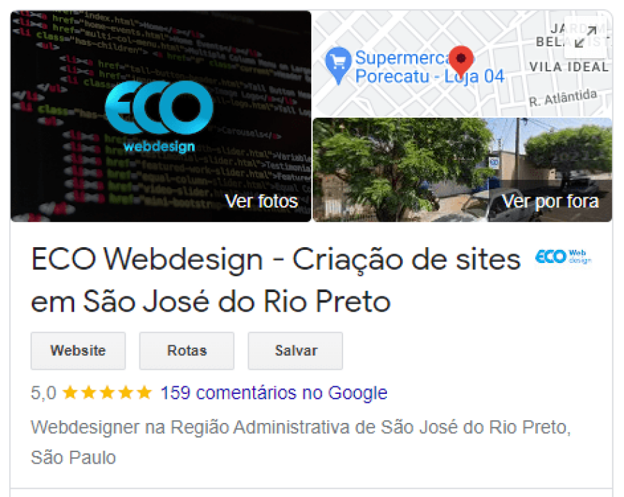 Imagem Empresa profissional de criação de sites 5 estrelas no Google